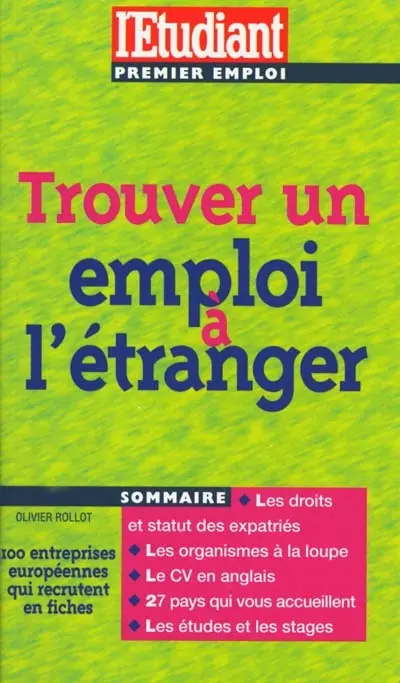 Trouver un emploi à l'étranger : édition 2000