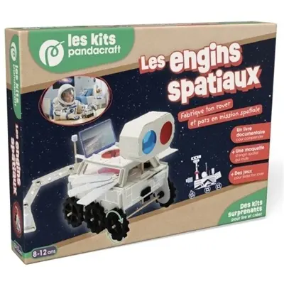Engins Spatiaux : Kit Créatif Pandacraft 8 - 12 ans : Fabrique un rover spatial et pars en mission sur Mars !