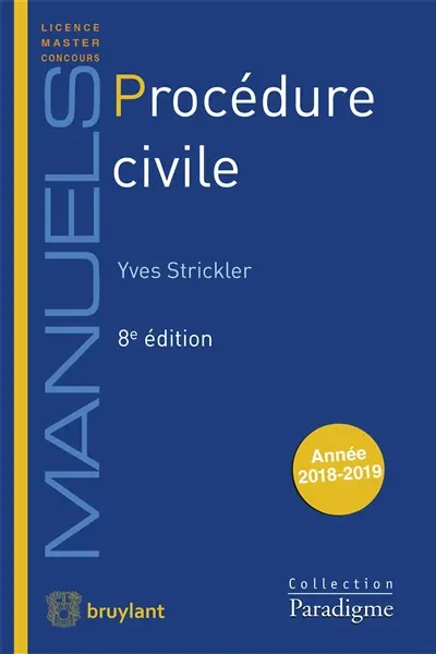 Procédure civile : année 2018-2019