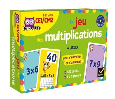 Le jeu des multiplications : CE1-CM2, 7-11 ans