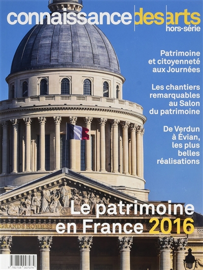Le patrimoine en France 2016