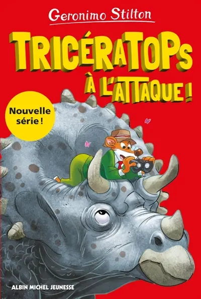 Sur l'île des derniers dinosaures. Tricératops à l'attaque !