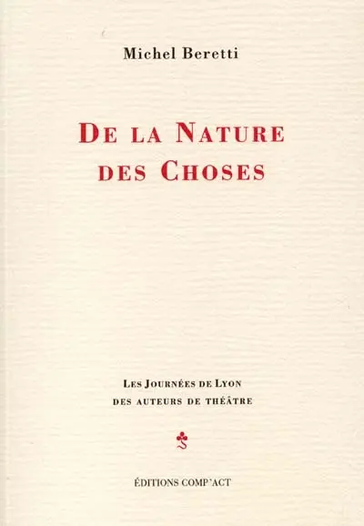 De la nature des choses
