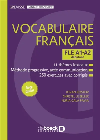 Vocabulaire français : FLE A1-A2, débutant
