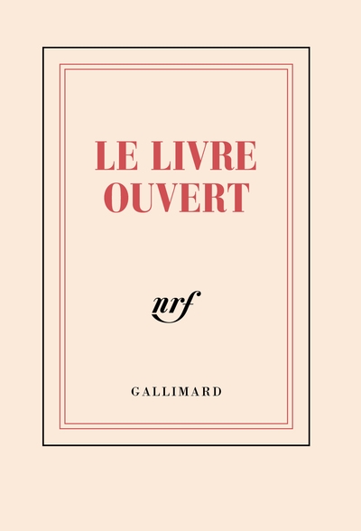 Le livre ouvert : carnet poche