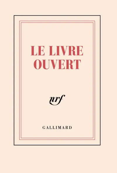 Le livre ouvert : carnet poche