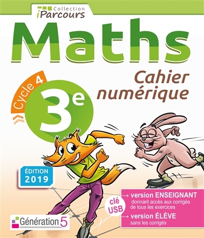 Cahier numérique iParcours...
