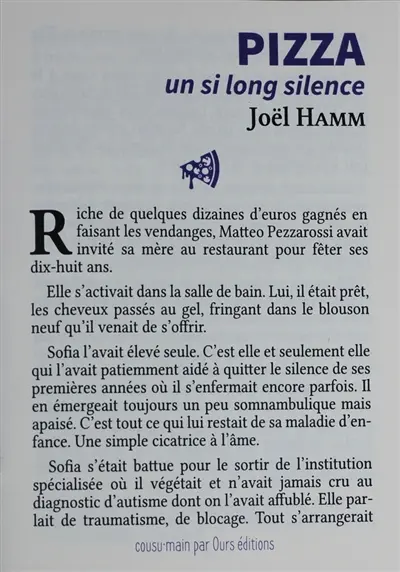 Pizza : un si long silence