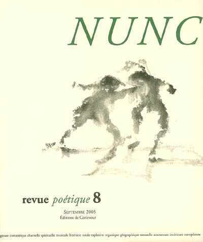 Nunc, n° 8. Revue poétique