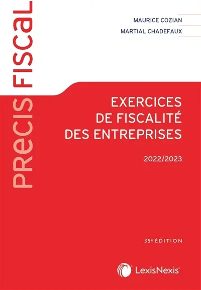 Exercices de fiscalité des entreprises : 2022-2023
