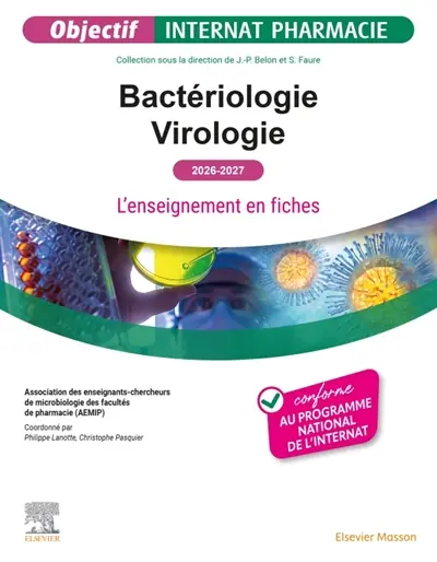 Bactériologie, virologie : l'enseignement en fiches : 2026-2027 Bactériologie, virologie : l'enseignement en fiches : 2026-2027