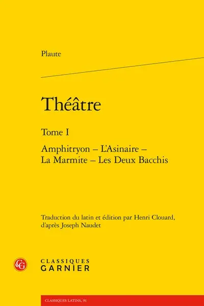 Théâtre. Vol. 1