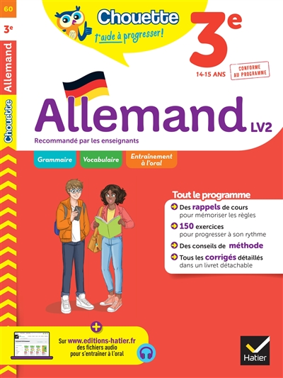 allemand 3e lv2, 14-15 ans : conforme au programme