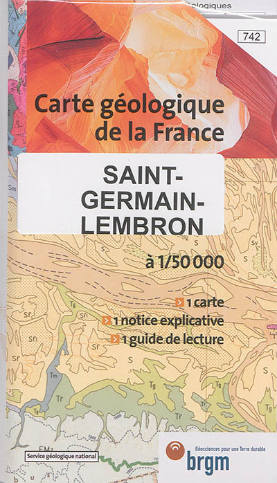 Saint-Germain-Lembron : carte géologique de la France à 1:50.000
