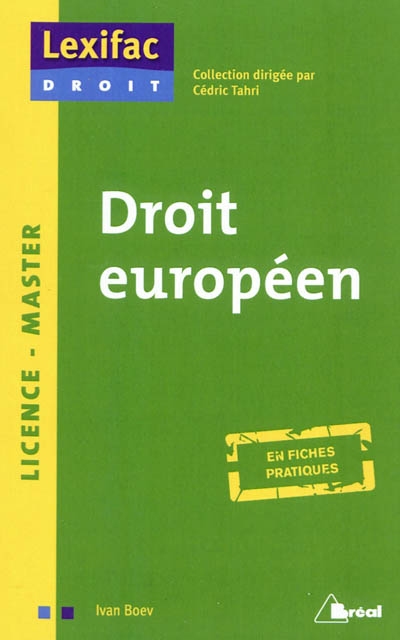 Droit européen : licence-master