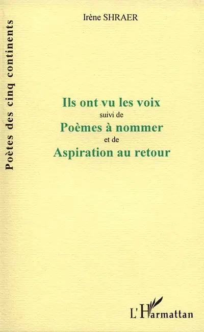 Ils ont vu les voix. Poèmes à nommer. Aspiration au retour