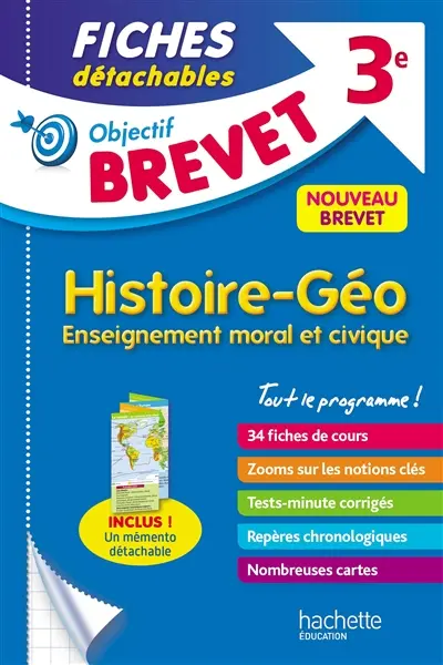 Histoire géo, enseignement moral et civique, 3e : tout le programme ! : nouveau brevet
