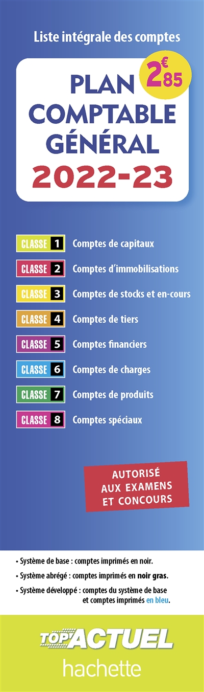 Plan comptable général :...