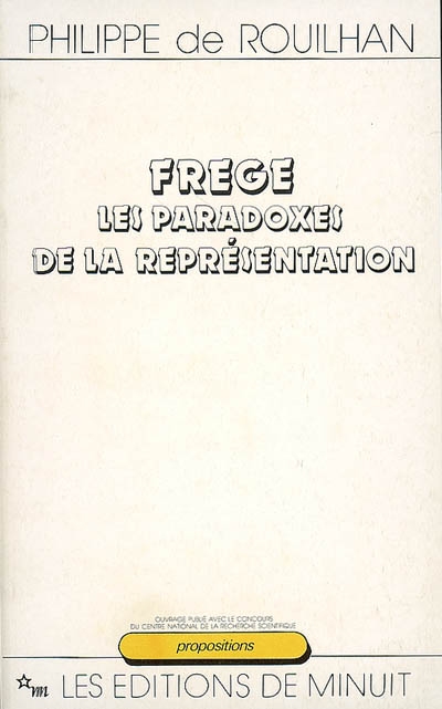 Frege : les paradoxes de la représentation