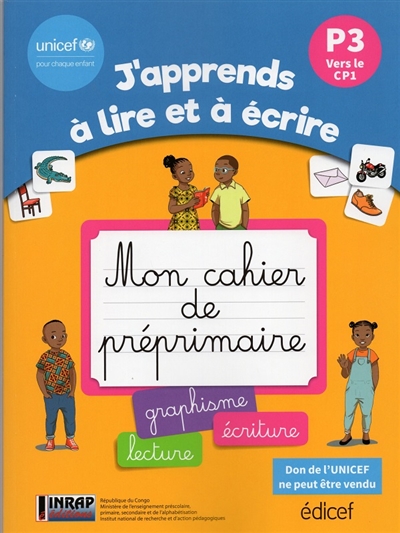 Mon cahier de pré-primaire...