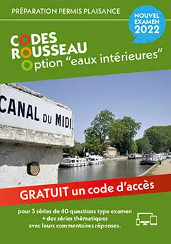Permis bateau Rousseau. Code Rousseau option eaux intérieures : préparation permis plaisance : nouvel examen 2022