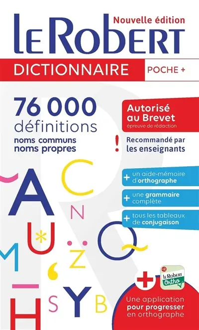 Le Robert de poche + : 76.000 définitions : noms communs, noms propres