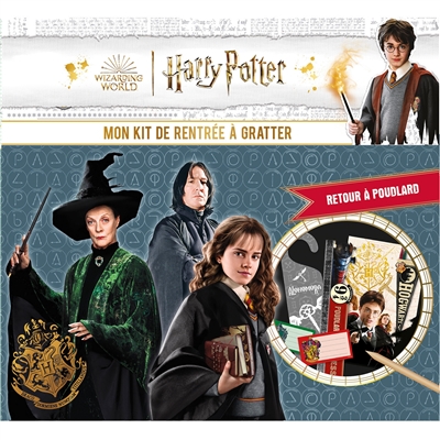 Harry Potter : mon kit de rentrée à gratter : retour à Poudlard
