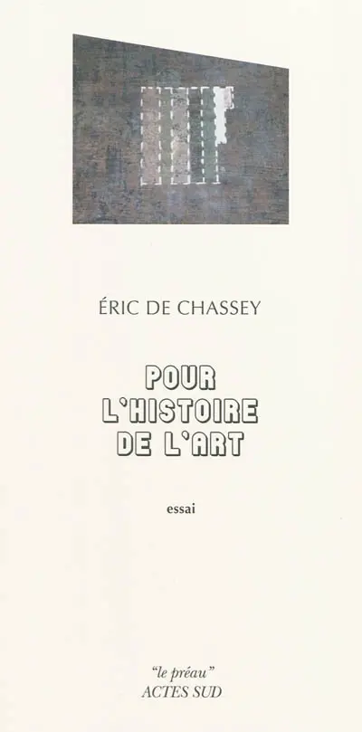 Pour l'histoire de l'art