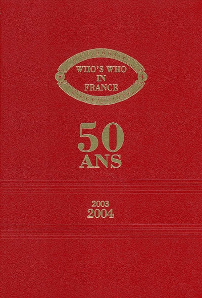 Who's who in France 2003-2004