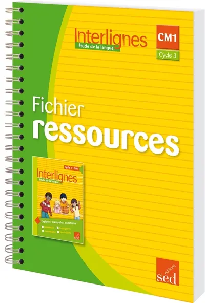Interlignes, étude de la langue : cycle 3, CM1 : fichier ressources