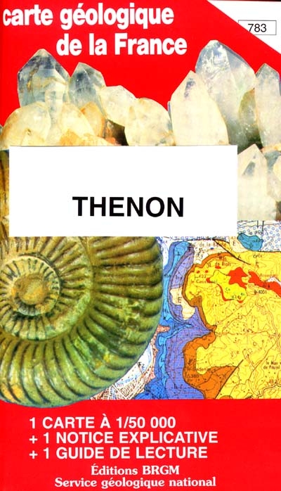 Thenon : carte géologique de la France