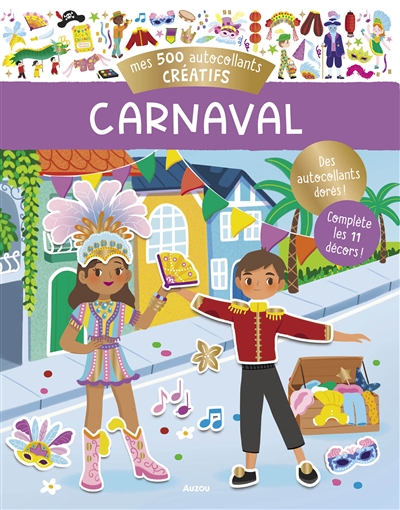 carnaval : mes 500 autocollants créatifs