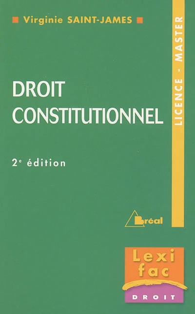 Droit constitutionnel : licence, master