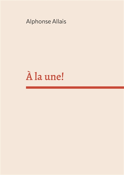A la une !