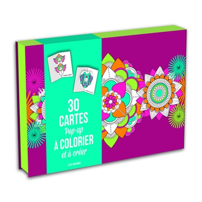 30 cartes pop-up à colorier et à créer