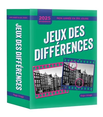 Jeux des différences : mon année en 365 jours : éphéméride 2026