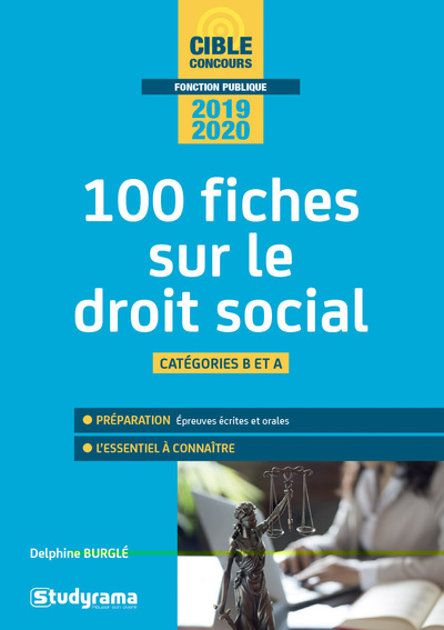 100 fiches sur le droit social : catégories B et A : 2019-2020