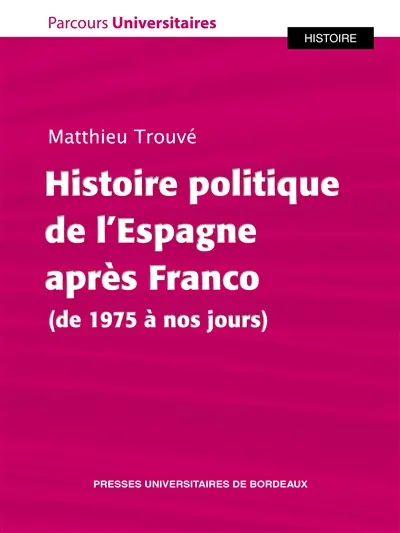 Histoire politique de l'Espagne après Franco (de 1975 à nos jours)