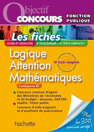 Logique, mathématiques : catégorie C : les fiches