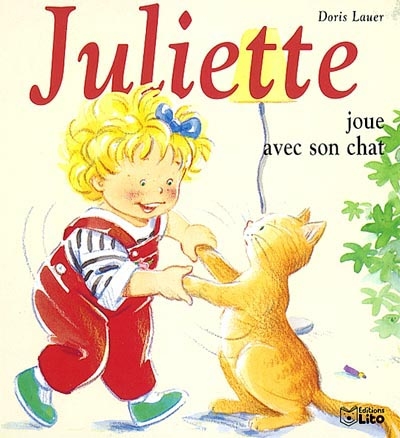 Juliette joue avec son chat ( BB )