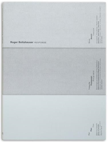 Roger Boltshauser : Response