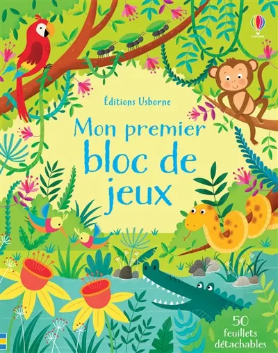 Mon premier bloc de jeux : 50 feuillets détachables