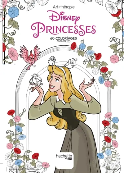 Disney princesses : 60 coloriages anti-stress