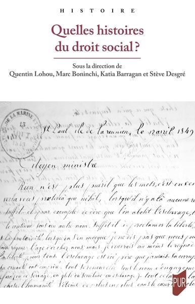 Quelles histoires du droit...