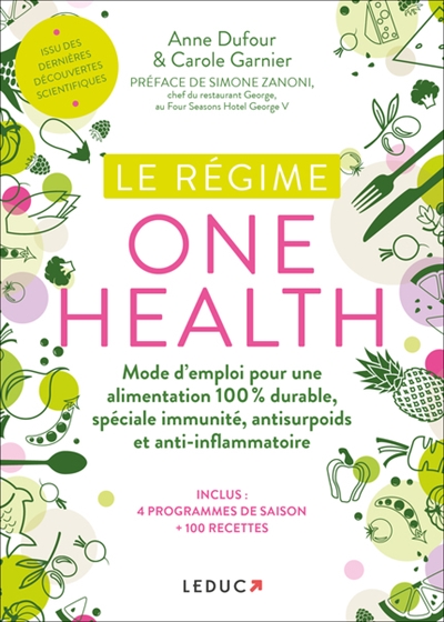 Le régime one health (= une seule santé) : mode d'emploi pour une alimentation 100 % durable, spéciale immunité, antisurpoids et anti-inflammatoire
