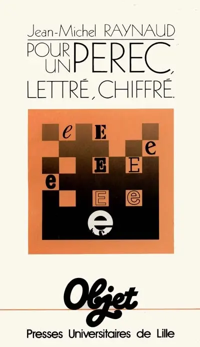 Pour un Pérec lettré, chiffré