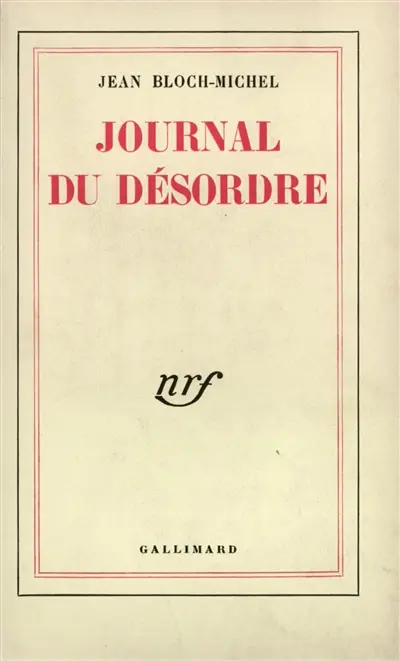Journal du désordre