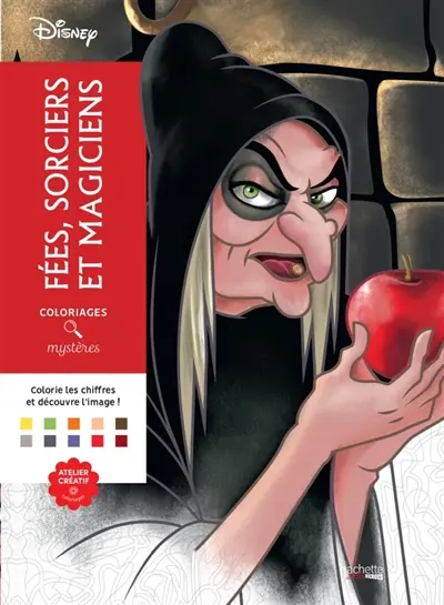 Coloriages Mystères Disney : Fées, sorciers et magiciens