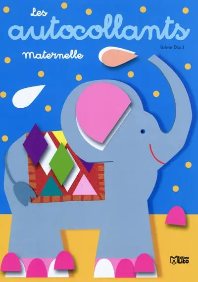 Les autocollants maternelle. Eléphant