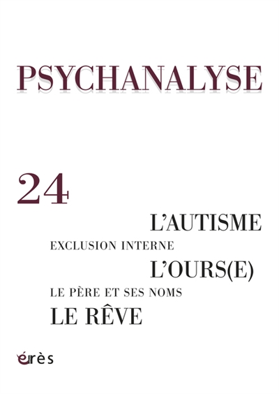 Psychanalyse, n° 24